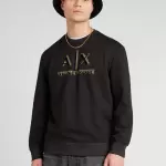 Armani Exchange - Bluză de molton