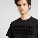 Versace Jeans Couture - Tricou negru